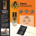 thumbnail image 6 of Gorilla Glue Bond Steel, Aluminum, Glass, Wood, Ceramic, Tile and Most Plastics Clear Epoxy Syringes, 0.85fl oz, 6 of 6