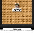 thumbnail image 5 of Orange Amps Crush Mini Micro Amplifier (Black) with 10 ft Instrument Cable, 5 of 7