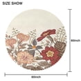 thumbnail image 2 of Round Tablecloth for Dining Table 60 Inch Polyester Waterproof Stain Wrinkle Free flower Indoor Outdoor, 2 of 5
