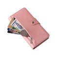 thumbnail image 6 of Nalacover For Samsung Galaxy S22 5G Zipper Wallet Case,360 Protection Stylish PU Leather Shockproof Magnetic Flip Holder 6 Card Slots and 2 Cash Pockets Cover with Detachable Wrist Strap,Rosegold, 6 of 15