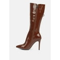 thumbnail image 5 of TSAROH Zip Around Calf Boot In Tan, 5 of 5