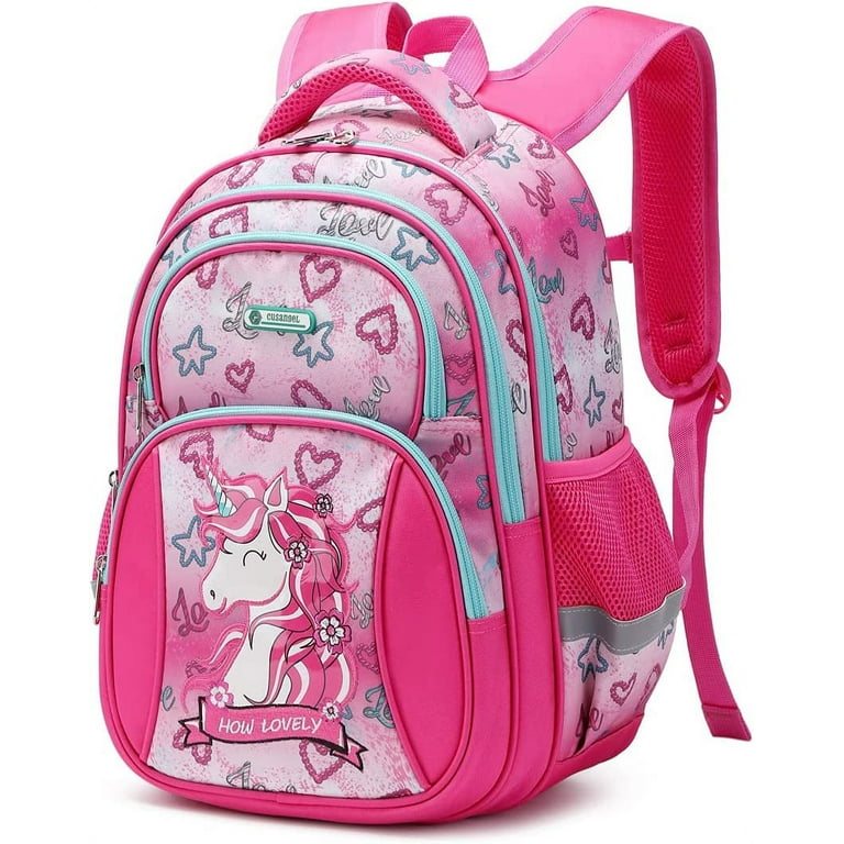 Cusangel School Bookbag, Durable Cute Multi Compartment Preschool Primary  Backpack for Boys Girls - Walmart.com