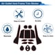 thumbnail image 4 of Alfombrilla antideslizante para automóvil para Toyota C-HR ZYX10/NGX50 2016-2023, almohadilla de puerta antideslizante, caja de almacenamiento, alfombrilla roja de 14 Pcs, 4 of 6