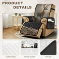 thumbnail image 3 of TSOVTHRID Deer Camo Hunting Print Recliner Chair Covers Lazy Boy Recliner Covers Stay in Place Couch Cover Slipcovers Non-Slip Furniture Protector with Elastic Strap for Dog, 3 of 7
