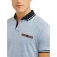 thumbnail image 3 of Swiss Cross Big Men's Short-Sleeve Polo Shirt (Blue, 2X), 3 of 3