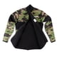 thumbnail image 2 of De Neopreno Cálido De Neopreno De 2.5 Mm De Buceo De Buceo Top Top Snorkeling Surf Chaqueta Con Cremallera Frontal Con Pantalones P XXL Cola Traje de chaqueta superior, 2 of 8