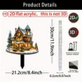 thumbnail image 2 of Outdoor Christmas Sign Garden Stake Decoration With Ground Insert For Holiday Yard Display, 2 of 6
