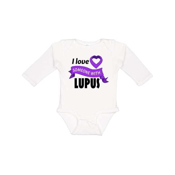 Inktastic I Love Someone with Lupus Boys or Girls Long Sleeve Baby Bodysuit