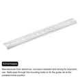 thumbnail image 4 of Uxcell 2 Pcs DIN Rail Slotted Aluminum Mounting Guide 500mm Long 35mm Wide 7.5mm High Silver Tone, 4 of 4