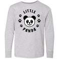 thumbnail image 3 of Inktastic Little Panda Long Sleeve Youth T-Shirt, 3 of 5