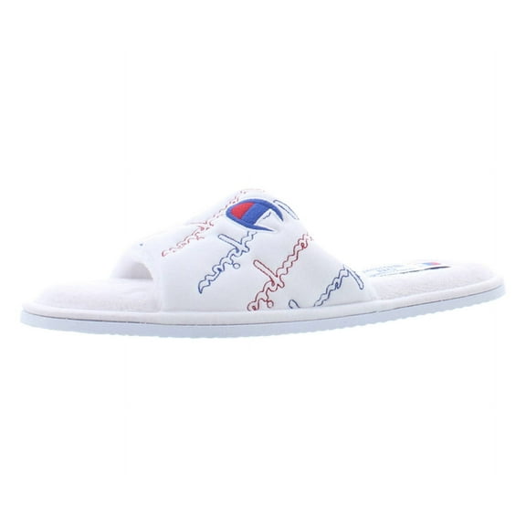 Champion Hotel Slipper OT Womens Shoes Size 5, Color: White