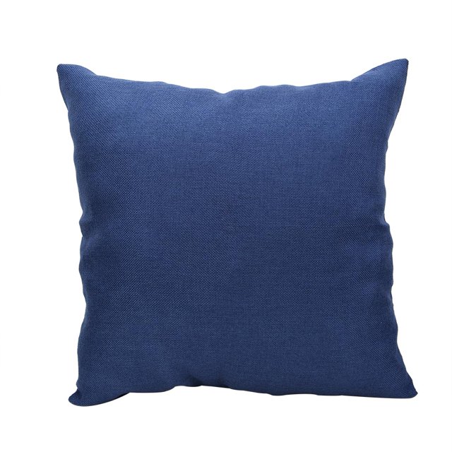 Funda de cojín de 45 x 45 cm, funda de almohada cómoda para sofá, decoración del hogar, azul
