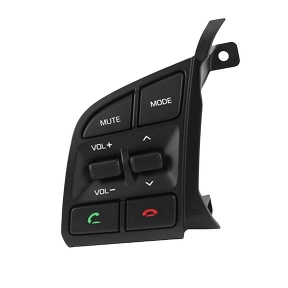 Steering Wheel Mounted Cruise Control Switch Button Kit, Fit For Hyundai Tucson 2016-2019 96710D3500 Cruise Control Switch Replacement-black-left