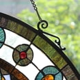 thumbnail image 4 of RADIANCE Goods Tiffany-Glass Victorian Window Panel 23.5", 4 of 7