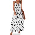 thumbnail image 2 of Dalmatian Print Sleeveless Dress Elegant gown clothes for women elegant and pretty women's dresses, 2 of 6