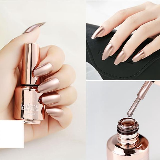 Blekii Nail Polish Effect Long Lasting Nails Art Multicolor Shiny Nail Polish 8ML