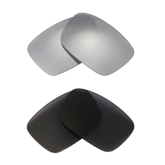 Walleva Polarized Titanium Black Replacement Lenses For VonZipper FULTON Sunglasses
