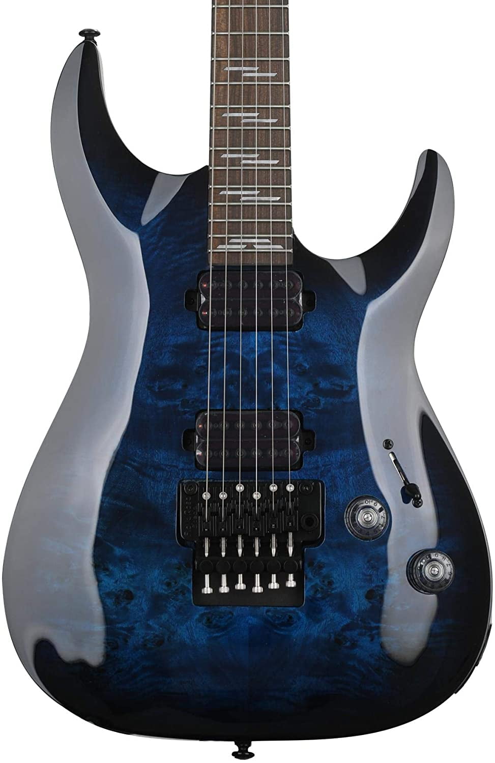 Buy Schecter Omen Elite-6 FR Electric Guitar - See Thru Blue Burst