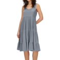 thumbnail image 1 of asddcavvf Robes pour Femmes Robe Décontractée Unie pour Printemps et Été Confortable Légère, 1 of 4