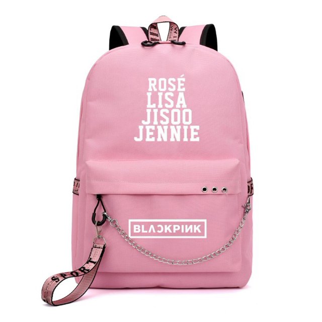 New Backpack Chain Bag Peripheral Backpack Sports Bag Student Schoolbag Candy Color Bright Color Bag usb Charging Bag