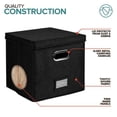 thumbnail image 4 of serony Vinyl Record Storage Case With Lids Handles For Easy and can easily accommodate Carrying Stylish Vinyl, 4 of 6