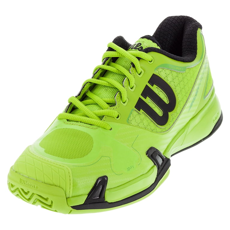 Wilson Rush Pro 2.0 Tennis Shoes Neon Green WRS321400 Court Sneakers Men\'s 9.5 Wilson Rush Pro Ace Clay Men - PassaSports.com main image 4