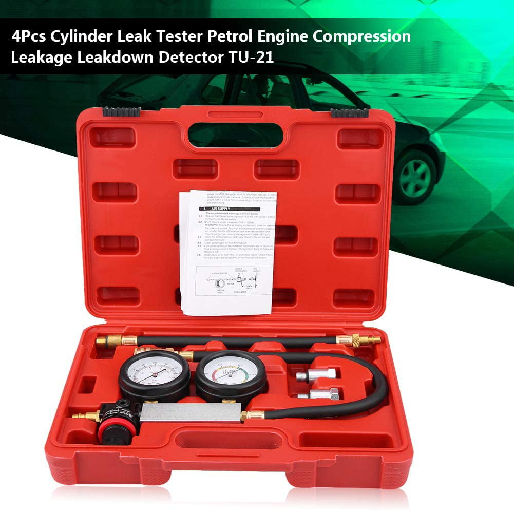 Cylinder Leak Down Tester Compression Tester With Case Test 