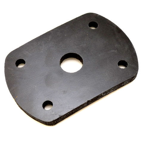 Boat Tower Spacer Mount | 4 1/4 x 2 7/8 Inch Rubber Black