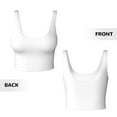 thumbnail image 5 of Lsque White Printed Women'S Sports Bra, Compression, Moisture Wicking, High-Impact Sports Bra For Women,Supportive sports bra-Medium, 5 of 9