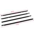 thumbnail image 3 of PIT66 4Pcs Weatherstrip Outer Door Window Trim Seal Belt Fit for 2009-2012 Toyota Corolla, 3 of 9