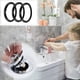 thumbnail image 4 of Junta de goma para tapón de baño para desagüe de lavabo, junta transparente a presión para tapón de desagüe, compatible con tapones de lavabo de metal de 34/37 mm, juntas tóricas, 4 of 7