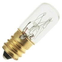 Industrial Performance 15T4.5/C-S 130V (1 1/2"), 15 Watt, T4.5, Candelabra Screw (E12) Base Tubular Light Bulb (1 Bulb)