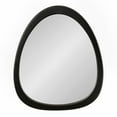 thumbnail image 6 of Kate and Laurel McKinder Mid-Century Asymmetrical Wood Wall Mirror, 24 x 28, Black, Decorative Geometric Irregular Mirror with Robust Wooden Frame and Mid-Century Mirror Look, 6 of 9