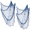 2pack Blue, variant on Rosoz 2 Pack Decorative Fishing Net with Shells, 79x59 Inch Handmade Cotton Wall Hanging for Beach Party, Home Decor,Wedding & Photography Backdrop