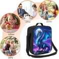 thumbnail image 4 of Insulated Lunch Bag, Reusable Portable Lunch Box With Shoulder Strap, Dragon Lunch Bag, Funny Cute Bento Lunchbox Cooler Thermal Meal Tote Kit, 4 of 6
