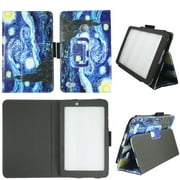 Starry Night LG G Pad 7.0 Folio Case Premium PU Leather with Auto Sleep / Wake Feature for LG G Pad V400 / V410 (LTE) / VK410 / UK410 / LK430 (G Pad F7.0) 7-Inch Android Tablet