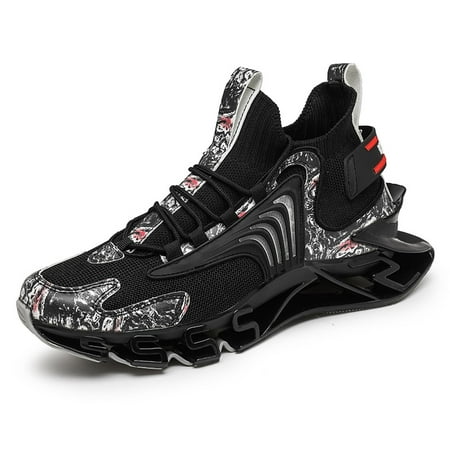

Men s Mesh Blade Running Shoes Outdoor Shock-absorbing Waterproof Breathable Non Slip Trekking Sneakers
