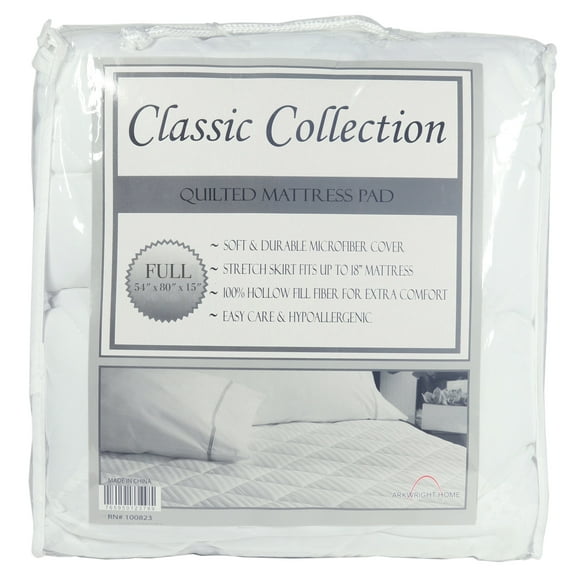 Classic Collection Hypoallergenic Quilted Mattress Pad