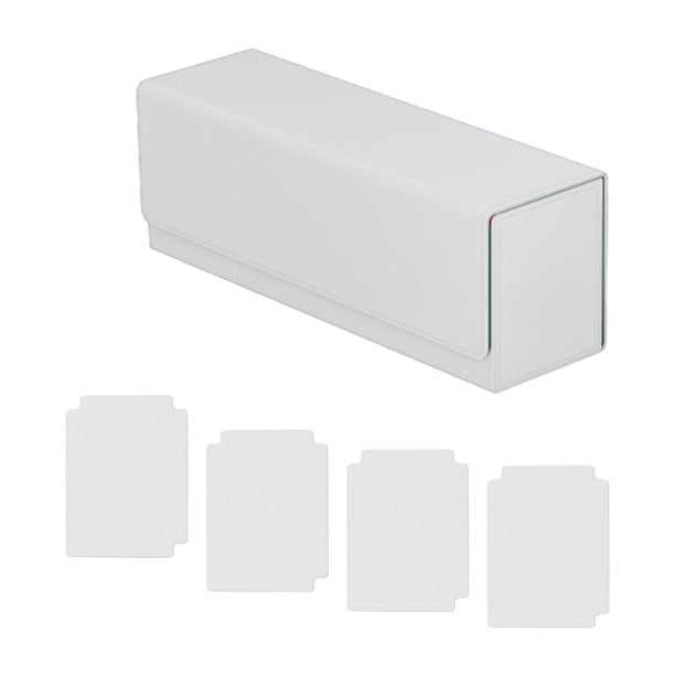 Caja Magnética 4 En 1 Para Cartas Magic | Almacenamiento Con Ventana Para Commander Y Más De 200 Cartas