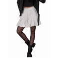 thumbnail image 3 of Women'S Pleated - Skirt Basic Casual High Waisted - Flared Mini - Skirts White S, 3 of 8