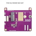 thumbnail image 1 of Placa de ExpansióN PCIE M.2 NVME 2230 2242 Gen3 SSD HAT + Estuche + Disipador de SSD para 5 PCIE M.2 NVME SSD HAT, 1 of 5