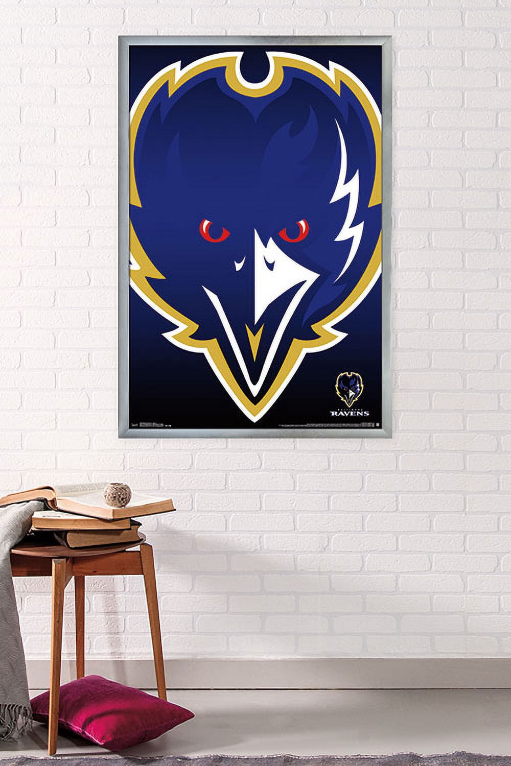 NFL Baltimore Ravens - Logo 14 Wall Poster, 22.375" x 34", Framed