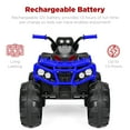 thumbnail image 6 of Best Choice Products 12V Kids Ride-On ATV Quad w/ Bluetooth, 3.7mph Max, Treaded Tires, LED Lights, Radio - Blue, 6 of 7