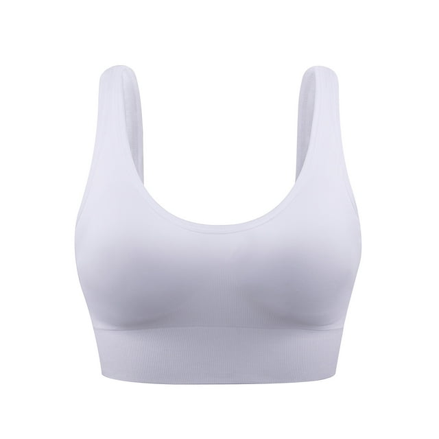 Timegard Sports Bras for Women Full Coverage High Support Crop Yoga Tank Tops Breathable Workout Bras