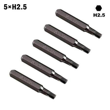 

FANSU H4×28mm Small Hex Screwdriver Bits H0.7 H0.9 H1.5 H2 H3 H4 4mm Hex Shank