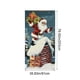 thumbnail image 3 of Cubierta Navideña para Puerta Yww250909006 | Decoración Navideña de Papá Noel (90 X 200 Cm) | Tejido de Poliéster y Licra | Fondo para Fiestas Navideñas | Mantel para Puerta de Entrada, 3 of 6