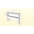 thumbnail image 2 of Nomad 3 Piece Queen Size Bedroom Set Natural Maple & White, 2 of 9