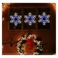 thumbnail image 4 of 23"x20" Twinkle 1092 LED Snowflake Super-Bright White and Blue LEDs Outdoor Christmas Decoration with 11 Functions and Timer Waterproof for Outdoor Home Party Wall Hanging Holiday Christmas, 4 of 6