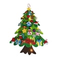 thumbnail image 4 of fieltro para armar, 98 cm (38.58 pulgadas), con luces, ideal para fiestas, regalos navideños para niños, decoración navideña para Estilo A, 4 of 8