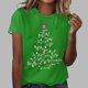 thumbnail image 1 of Fiudx Ofertas Flash Del Día Solo En Línea Mujer Verano Ocio Moda Estampado de Flores Cuello Redondo Manga Corta Top/Camisa, 1 of 4